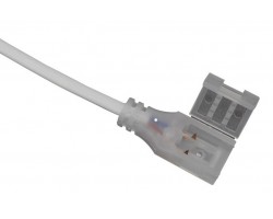 Conector de conexión y alimentación para tira LED 230V de 12mm con cable 210mm